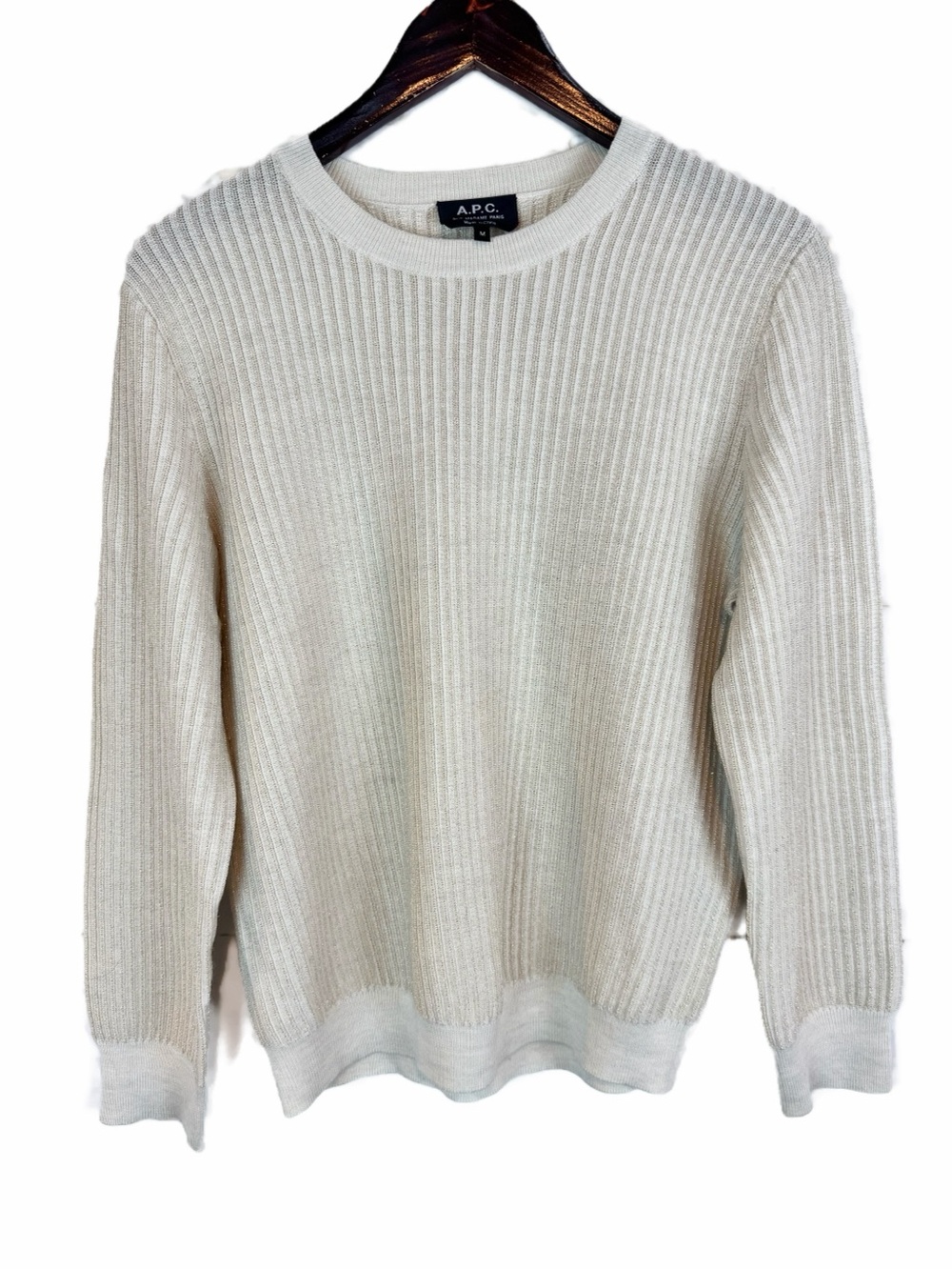 A.P.C. | Ribbed Crew Neck Sweater, M